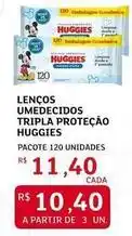 Assaí Atacadista Huggies - lenços umedecidos tripla proteção oferta