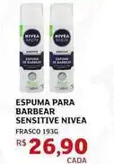 Assaí Atacadista Nivea - espuma para barbear sensitive oferta