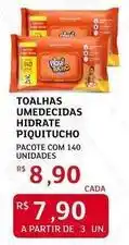 Assaí Atacadista Piquitucho - toalhas umedecidas hidrate oferta