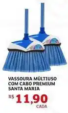 Assaí Atacadista Santa maria - vassoura multiuso com cabo premium oferta