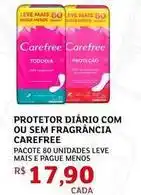 Assaí Atacadista Carefree - protetor diário com ou sem fragrância oferta