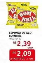 Assaí Atacadista Bombril - esponja de aço oferta