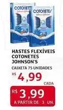 Assaí Atacadista Johnson's - hastes flexiveis cotonetes oferta