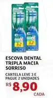 Assaí Atacadista Macia - escova dental tripla sorriso oferta