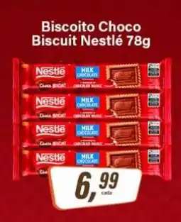 Rede Supermarket Biscoito Choco Biscuit Nestlé 78g oferta