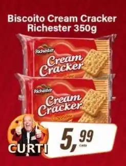 Rede Supermarket Biscoito Cream Cracker Richester - 350g oferta