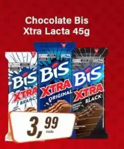 Rede Supermarket Chocolate Bis Xtra Lacta 45g oferta