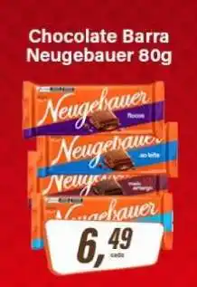 Rede Supermarket Chocolate Barra Neugebauer 80g oferta