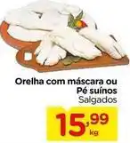 Carrefour Orelha com mascara ou pé suínos oferta