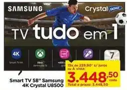 Carrefour Samsung - smart tv 58 4k crystal u8500 oferta