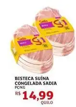 Assaí Atacadista Sadia - bisteca suína congelada oferta