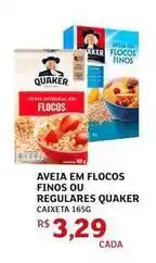 Assaí Atacadista Quaker - aveia em flocos finos ou regulares oferta