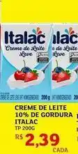 Assaí Atacadista Italac - creme de leite 10% de gordura oferta