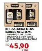 Assaí Atacadista Essencial - kit essencial mens barber neez 3em 1 oferta