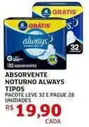 Assaí Atacadista Always - absorvente noturno tipos oferta