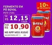 Assaí Atacadista Royal - fermento em pó oferta