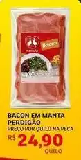 Assaí Atacadista Perdigão - bacon em manta oferta
