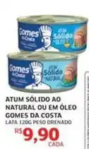 Gomes da costa - atum sólido ao natural ou em oleo