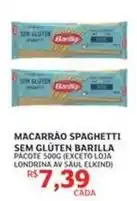 Assaí Atacadista Barilla - macarrao spaghetti sem gluten oferta