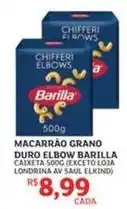 Assaí Atacadista Barilla - macarrão grano duro elbow oferta