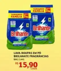 Assaí Atacadista Brilhante - lava-roupas em pó fragrâncias oferta