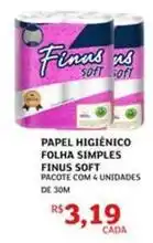 Assaí Atacadista Fini - papel higiênico folha simples soft oferta