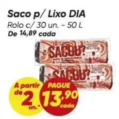 Dia Dia - saco p/lixo oferta