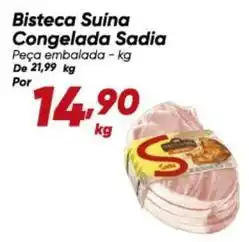 Dia Sadia - bisteca suina congelada oferta