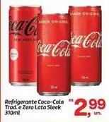 Fort Atacadista Sabor - refrigerante trad. e zero lata sleek oferta