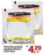 Fort Atacadista Copobras - prato descartável copobras branco oferta