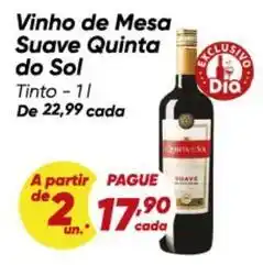 Dia Quinta do cais - vinho de mesa suave oferta