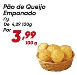 Dia De - pão de queijo empanado oferta