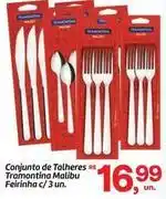 Fort Atacadista Malibu - conjunto de talheres tramontina oferta