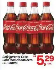 Fort Atacadista Refrigerante coca-cola tradicional/zero oferta