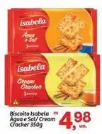Fort Atacadista Isabela - biscoito agua e sal/cream cracker oferta