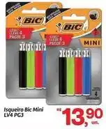 Fort Atacadista Leve - isqueiro bic mini lv4 pg3 oferta