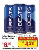Fort Atacadista Beats - drink skol senses oferta