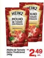Fort Atacadista Heinz - molho de tomate tradicional oferta