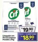 Fort Atacadista Cif - limpador em pó limpeza pesada oferta