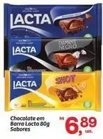 Fort Atacadista Lacta - chocolate em barra oferta