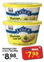 Fort Atacadista Lider - manteiga s/ou oferta