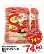 Fort Atacadista De - linguiça sadia suína congelada oferta