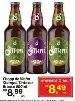 Fort Atacadista Rs - chopp de vinho stempel tinto ou branco oferta