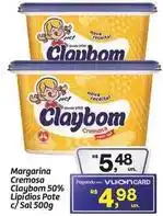 Fort Atacadista Claybom - margarina cremosa 50% lipidos pote oferta