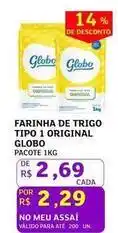 Assaí Atacadista Super globo - farinha de trigo tipo 1 original oferta