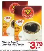 Fort Atacadista 3 corações - filtro de papel oferta