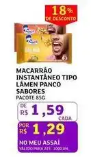 Assaí Atacadista Panco - macarrão instantâneo tipo oferta