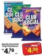 Fort Atacadista Sabores - biscoito club social oferta