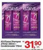 Fort Atacadista Elsève - kit shampoo 375ml/ 385ml+ condicionador 170ml oferta
