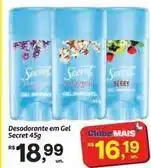 Fort Atacadista Secret - desodorante em gel oferta